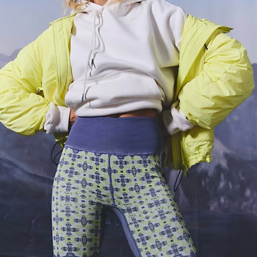 Free people movement myoko jacquard leggings